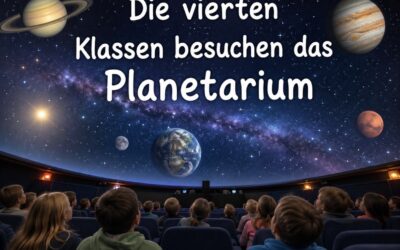 Ausflug von Stufe 4 zum Planetarium